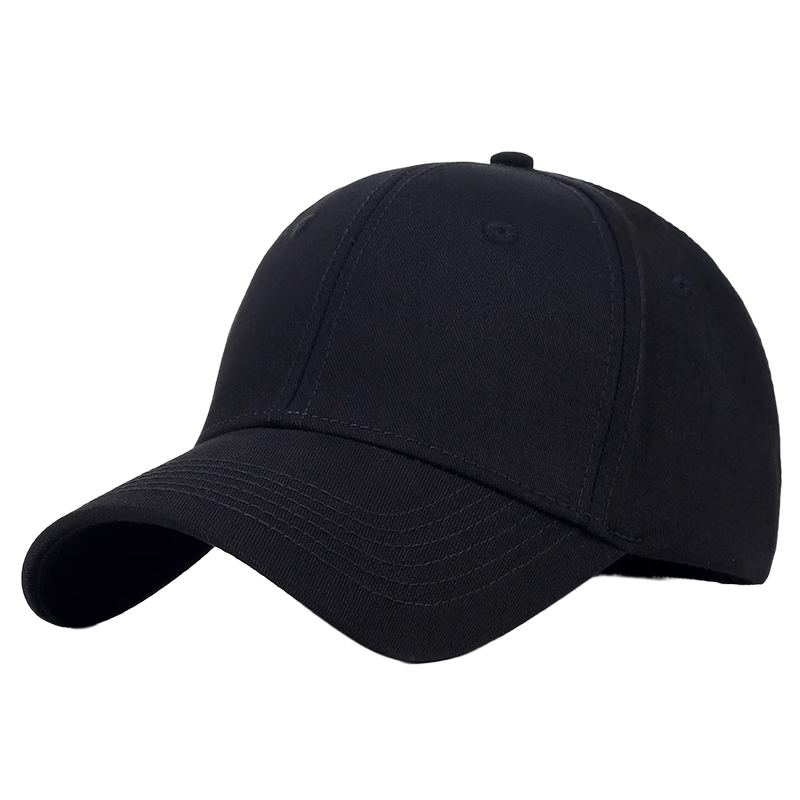 HAOGUAN Men's Baseball Cap, Spring And Autumn Solid Color Couple's Hat, Face-Slimming Casual Versatile Large Size Visor Cap for Summer Big Head Circumference Wome