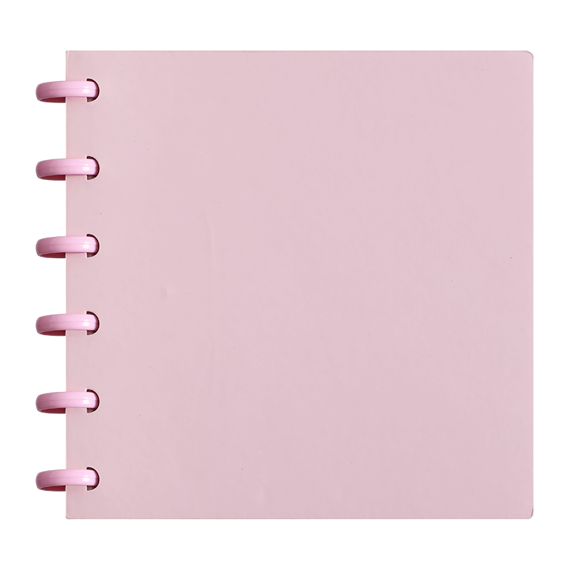 Faramon Notebook, Square Mushroom Clasp, Nepalese Handmade Notebook, Loose-Leaf Notebook, Aesthetically Pleasing Journal, Soft And Skin-Friendly Diary, Office Meeting Record Book, Diary, Pink