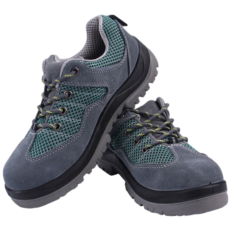 Shida Safety Shoes for Men, Insulated Shoes, Breathable Electrician Work Shoes, Non-Slip Safety Shoes, Anti-Smashing FF0503 Size 39