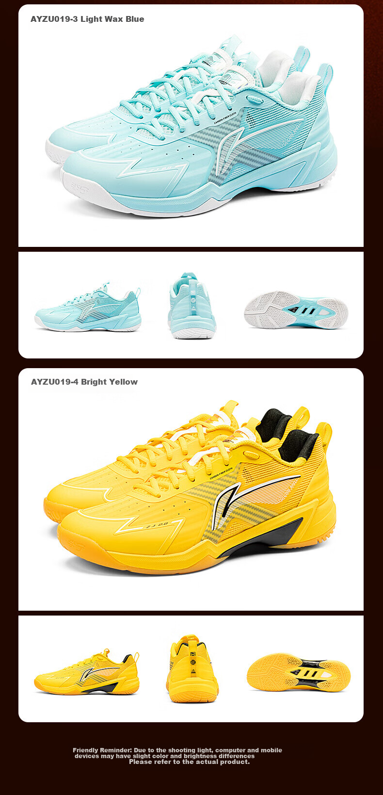 Li-Ning Badminton Shoes, Zhanji 2.0, Unisex Professional Badminton Shoes, Balanced Performance, Anti-Twist And Shock-Absorbing 7