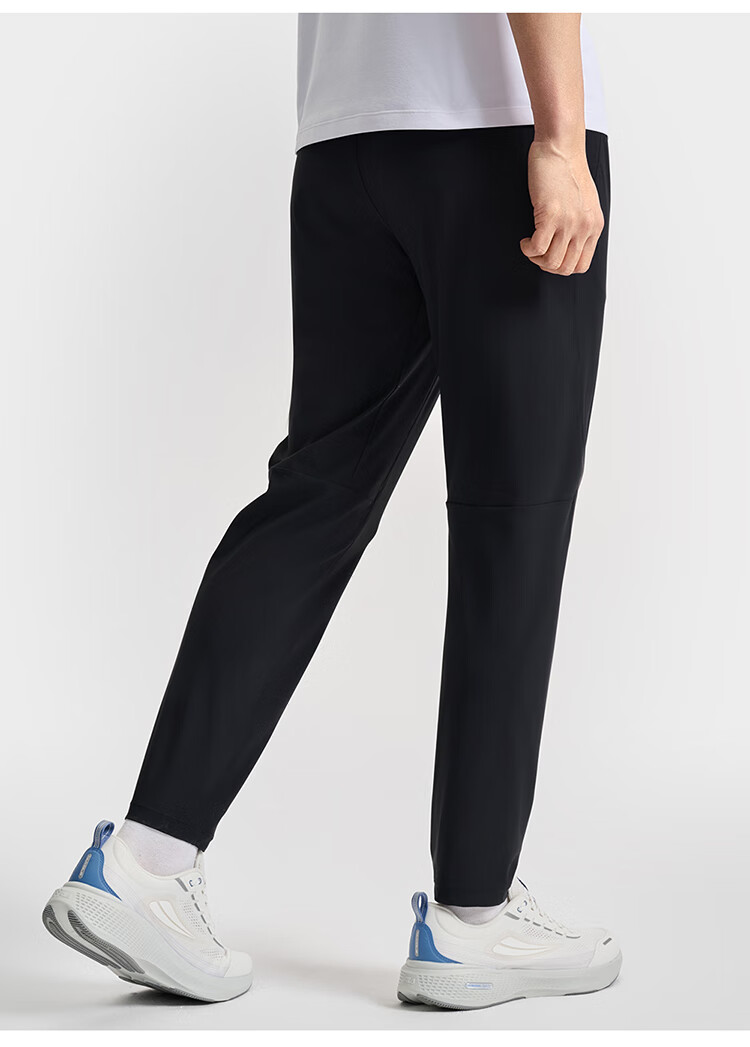 FILA Official Lightweight Knit Pants Men's Summer Thin Cool Sun Protection Fitness Straight-Leg Sports Pants 4