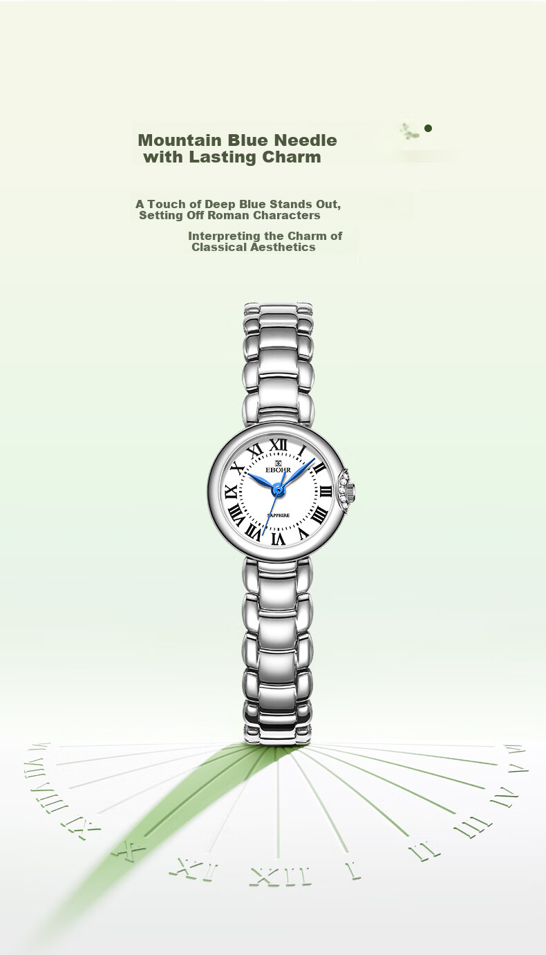 EBOHR Women's Watch, Kana Series, Gift for Girlfriend, Small Round Watch, Ladies Quartz Wristwatch, Birthday And Mid-Autumn Festival Gift, 51801426 6