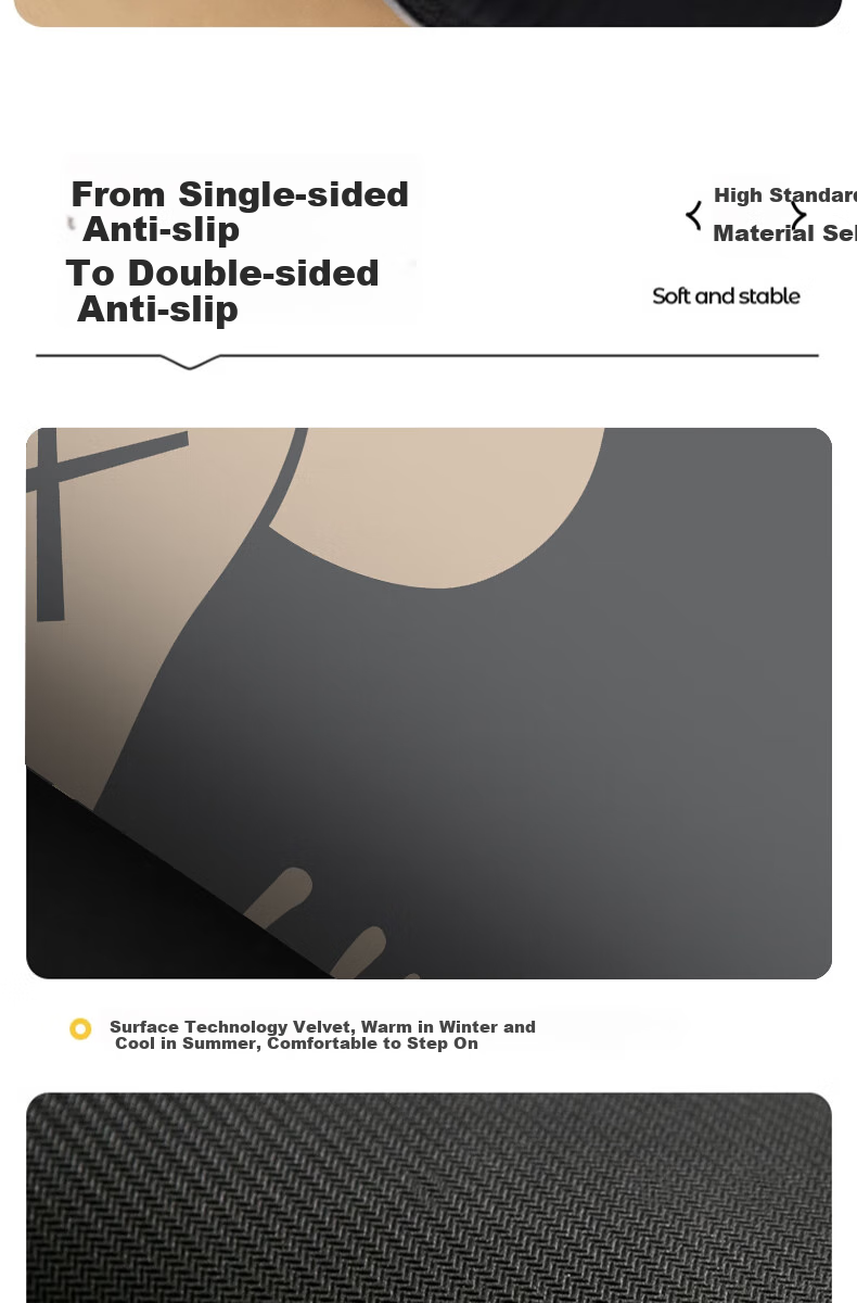 Zunchao Bathroom Mat, Absorbent Non-Slip Foot Mat for Entrance, Quick-Drying Doormat for Home Use, 60*90cm 6