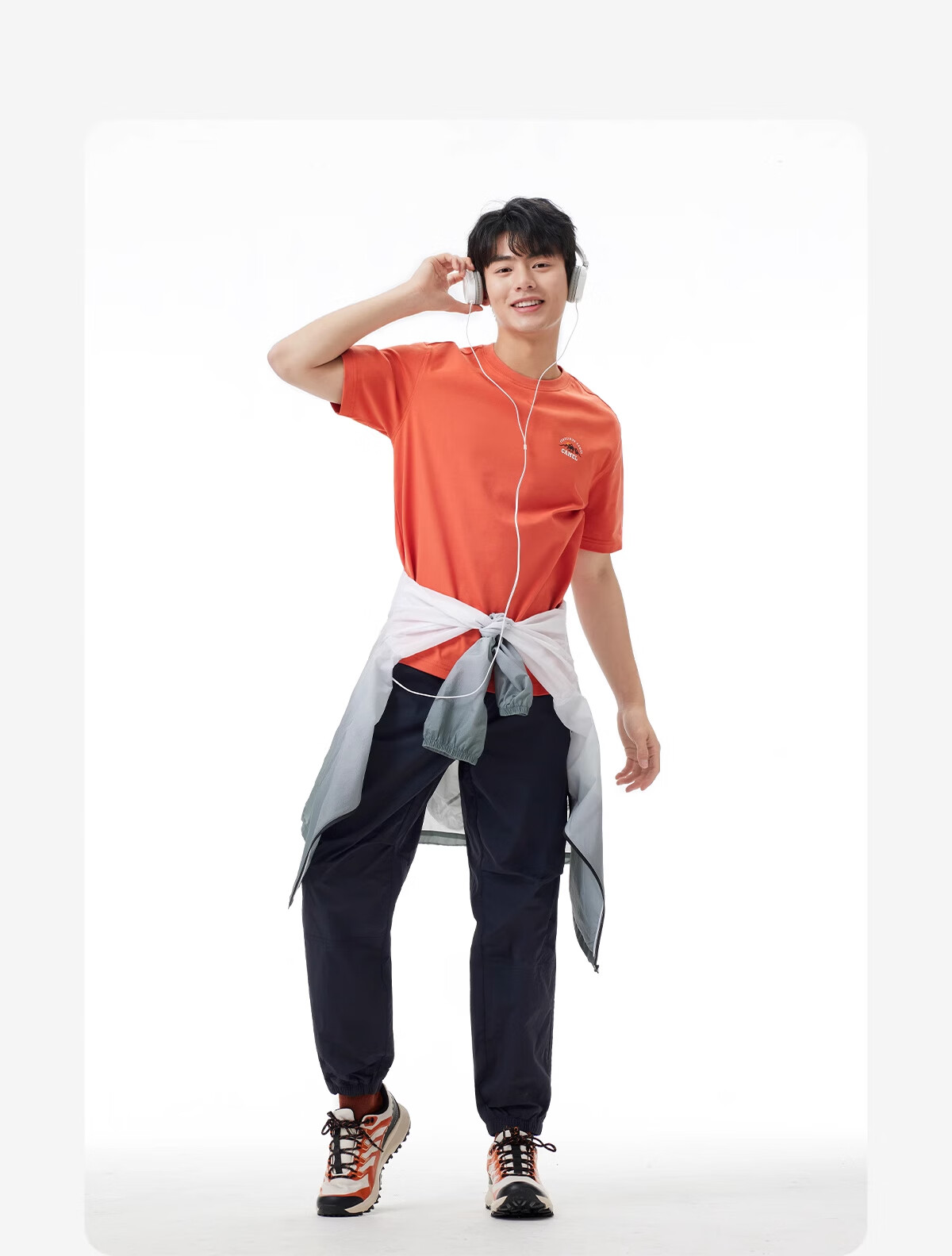 CAMEL [Wang Junkai's Choice], Quick-Dry Pants for Men, Outdoor Spring/summer 2025, Long Trousers, Cool Breathable Sun Protection, Tapered Sports Pants, Size S 16