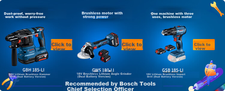 BOSCH Electric Drill, Impact Drill, Handheld Drill, Screwdriver Machine, Flat Drill, Impact Three-In 18V Lithium Battery GSB183-LI Dual Battery 1