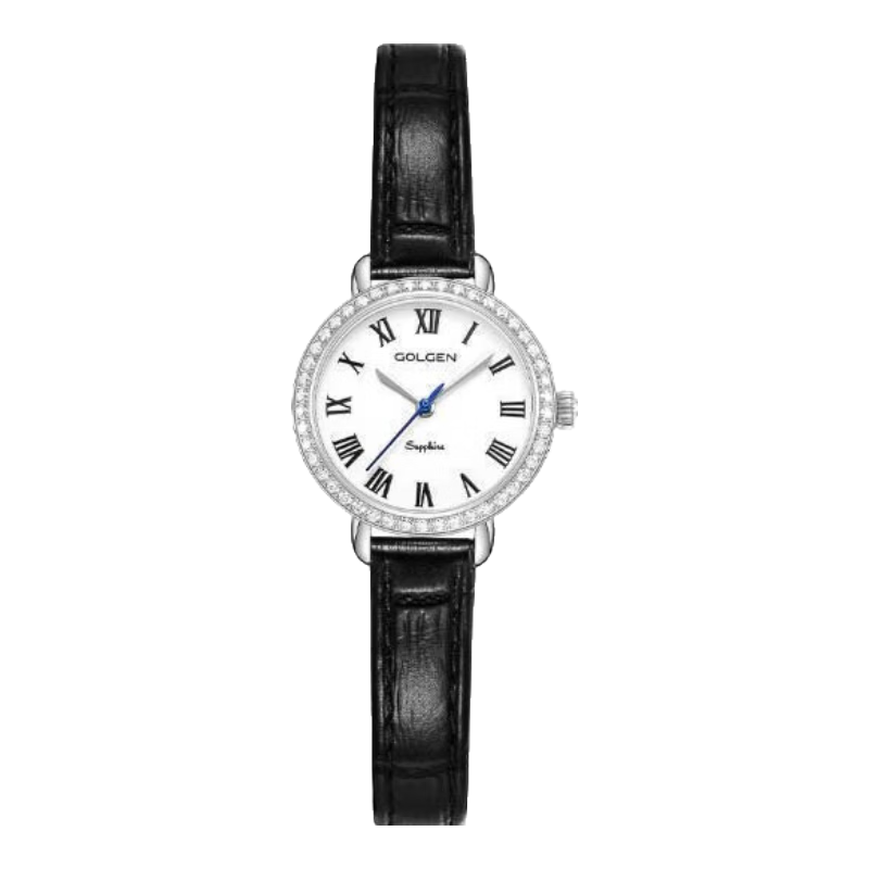 GOLGEN Ladies' Watch, Little Swan Series, Women's Leather Strap Vintage Quartz Watch, Birthday Gift for Girlfriend, 19036