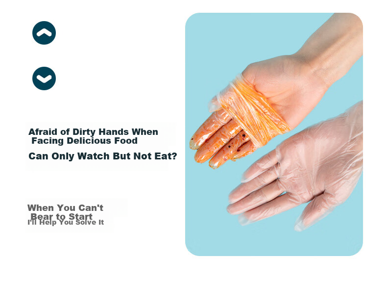 Yunlei Disposable PVC Gloves, Thickened Food-Grade Baking Kitchen Waterproof Household Dishwashing Gloves, 50 Pieces 4