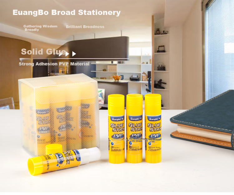 GuangBo 36g Quick-Drying PVA Solid Glue Stick/glue, Study Office Finance Handcraft General-Purpose Glue Stick, 12-Pack, Office Stationery, JS5503 1