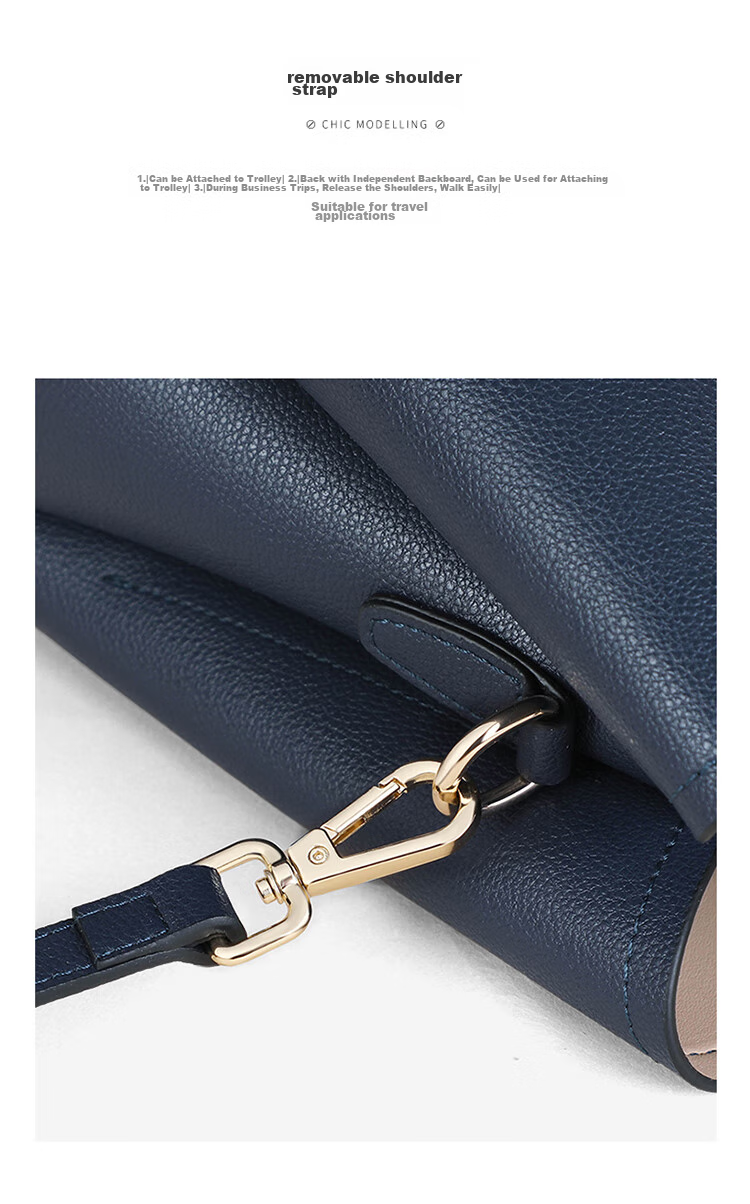 Aiqinghai Leather Handbag, Women's Bag, Large Capacity Tote Bag, Shoulder Crossbody Casual Birthday Mother's Day Gift, Practical Present for Mom 9