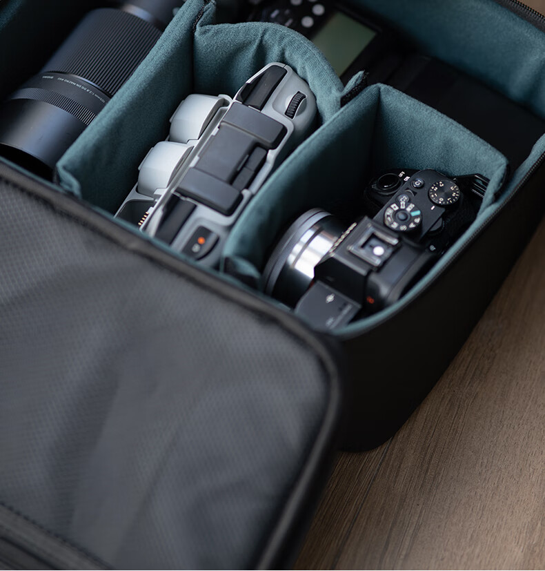 AMBITFUL Zhijie Zoom P7 Multifunctional Storage Bag Portable Photography Camera Lens Case for Top Flash Fill Light Outdoor Protection Bag [L Large] 3