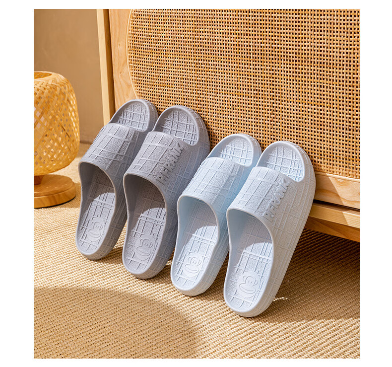 Paul frank Lightweight Summer Sandals for Men And Women, Versatile Slip-On Slippers with Comfortable Feel, Home Wear Sandals 6096 Navy Blue Size 40-41 9