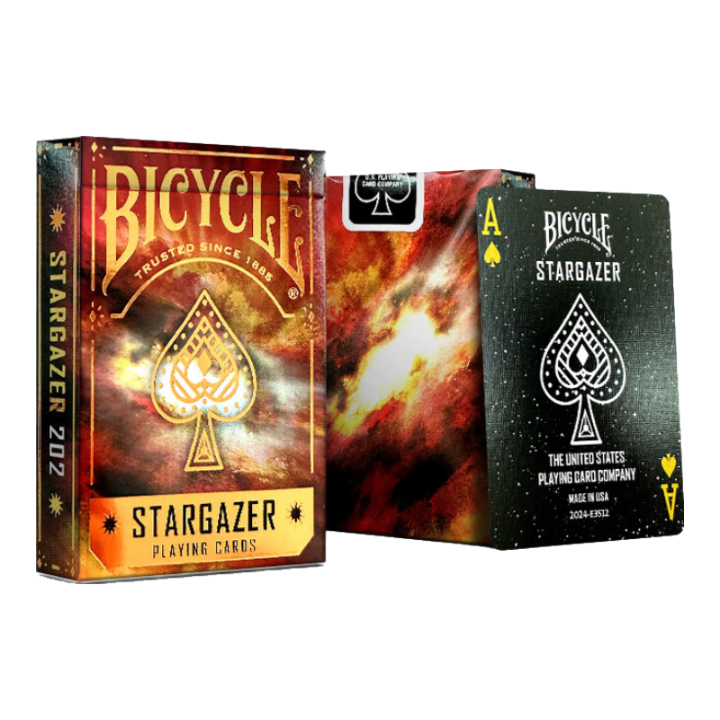 BICYCLE Playing Cards, High-Quality Card Tricks, Star Gazer Second Generation Series 202, 1 Deck