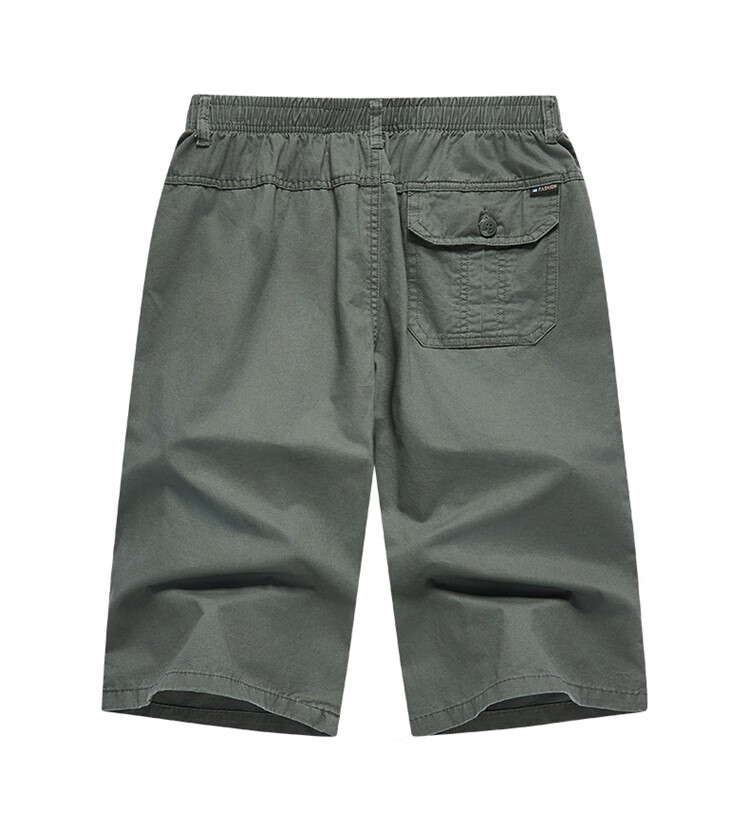 TUCANO Men's Summer Cotton Comfortable Casual Sports Five-Point Shorts Versatile Fashion Work Pants Dark Gray AL 1