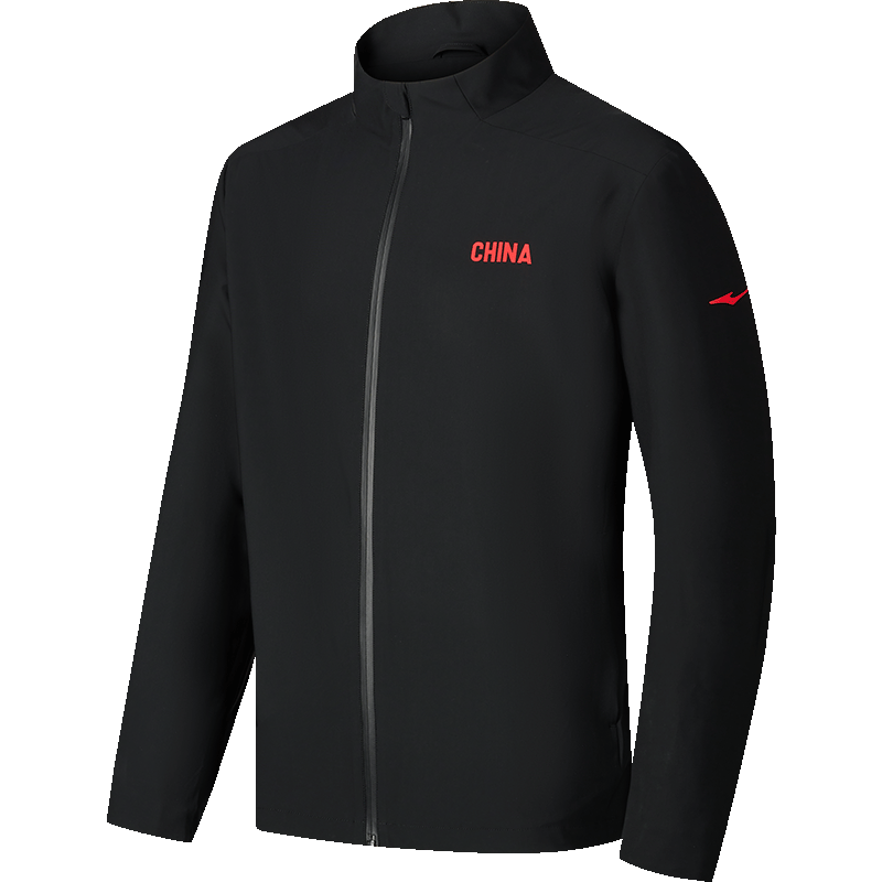 Erke Men's Spring Jacket Cycling Coat Stand Collar Slim Fit High Elastic Running Windbreaker Dark Color Men's Top