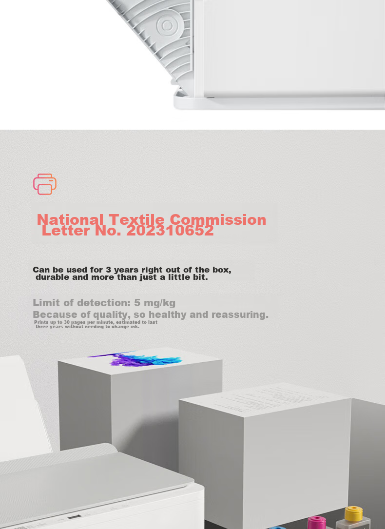 Deli L511Ws AI Printer, Home Color Error Correction, Can Print And Scan Documents Wirelessly to Phone, High-Capacity Continuous Ink Supply Photo Inkjet Printer for Homework And Exam Papers 14