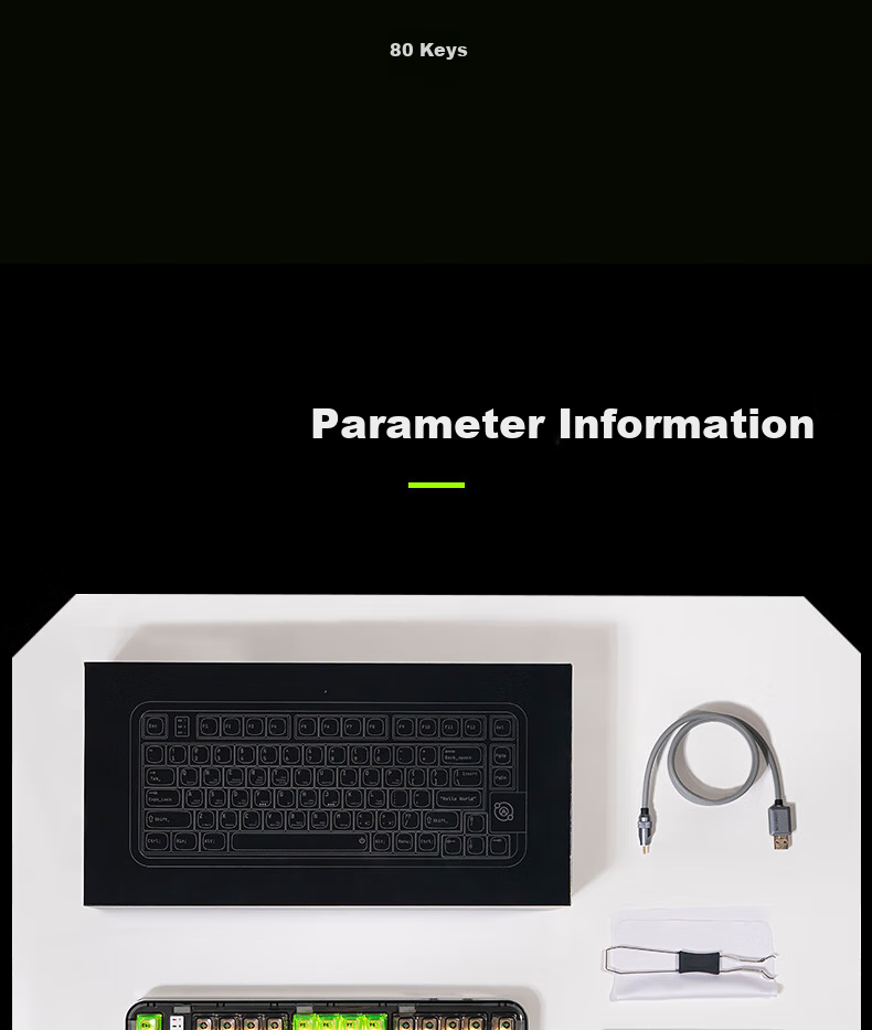 CoolKiller CK75 Super Programmer Wired/wireless/blueTooth Triple-Mode Transparent Customizable Mechanical Keyboard with Ice Blade Switches And Linear Switches 16
