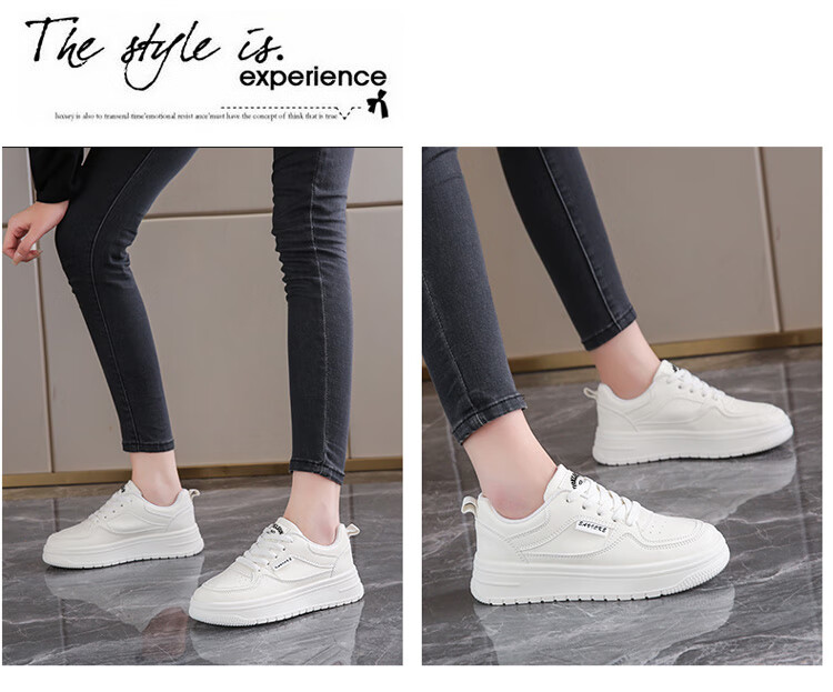 TonLion Women's Shoes, Summer 2026 White Sneakers, Korean-Style Student Skateboard Shoes for Women, Casual Sports Shoes, Beige, Size 35 10