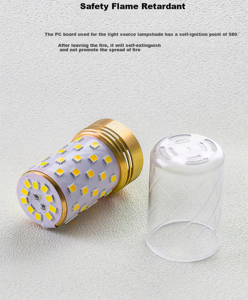 Zideng LED Corn Bulb Globe Light High Brightness 12W Energy-saving Replaceable Light Source E14 Small Screw Base 5