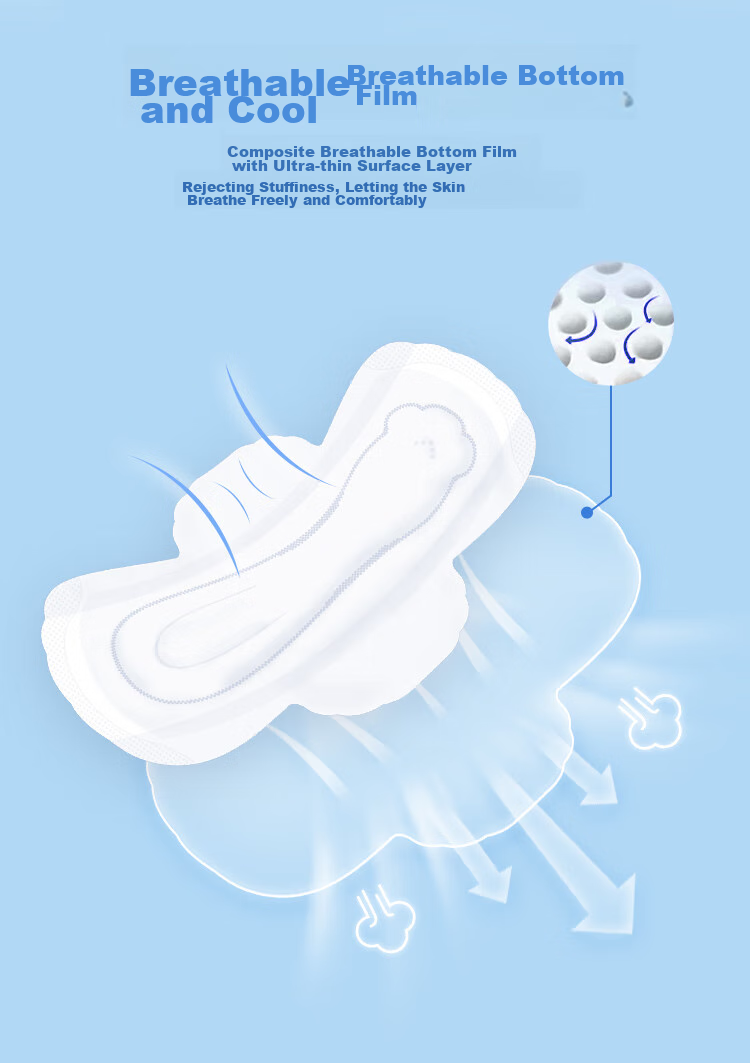 Qianjinjingya Ultra-Thin Pure Cotton Breathable Night Use Sanitary Napkins, 240mm*10 Pieces*1 Pack, Sold by JD, Sterilized Menstrual Pads 7
