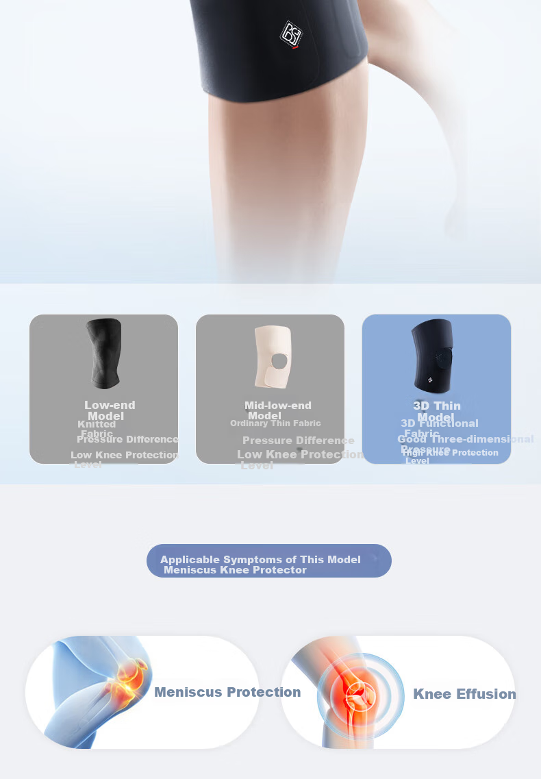 Bestray 3D Knee Brace for Meniscus Injury, Professional Sports Knee Support for Men And Women, Joint Protection for Basketball Players 9