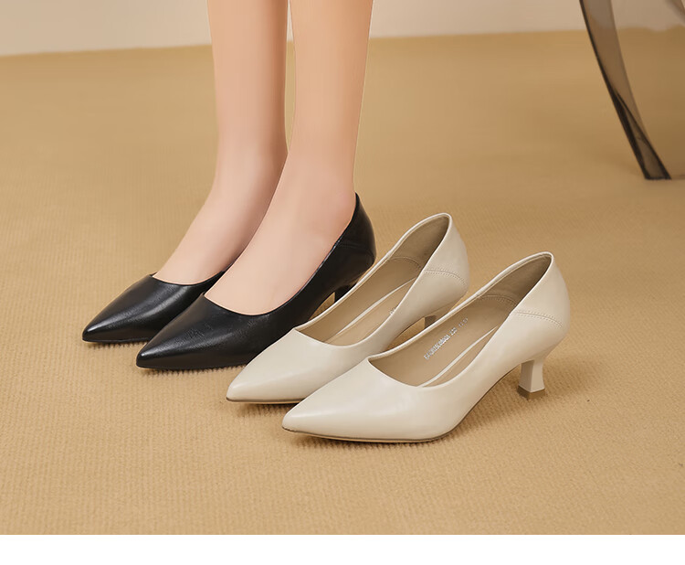 Dusto Pointed Toe Stiletto High Heels for Women, 2026 New Spring Style, Comfortable Soft-Soled Work Shoes for Long-Standing, Suitable for Office And Commuting 9