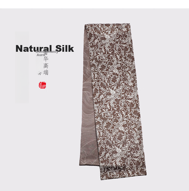 Hangsilu Silk Scarf for Men, Business Satin Double-Sided Colorful Long Scarf, Birthday Gift, Mid-Autumn Festival Gift for Dad Or Teacher 21