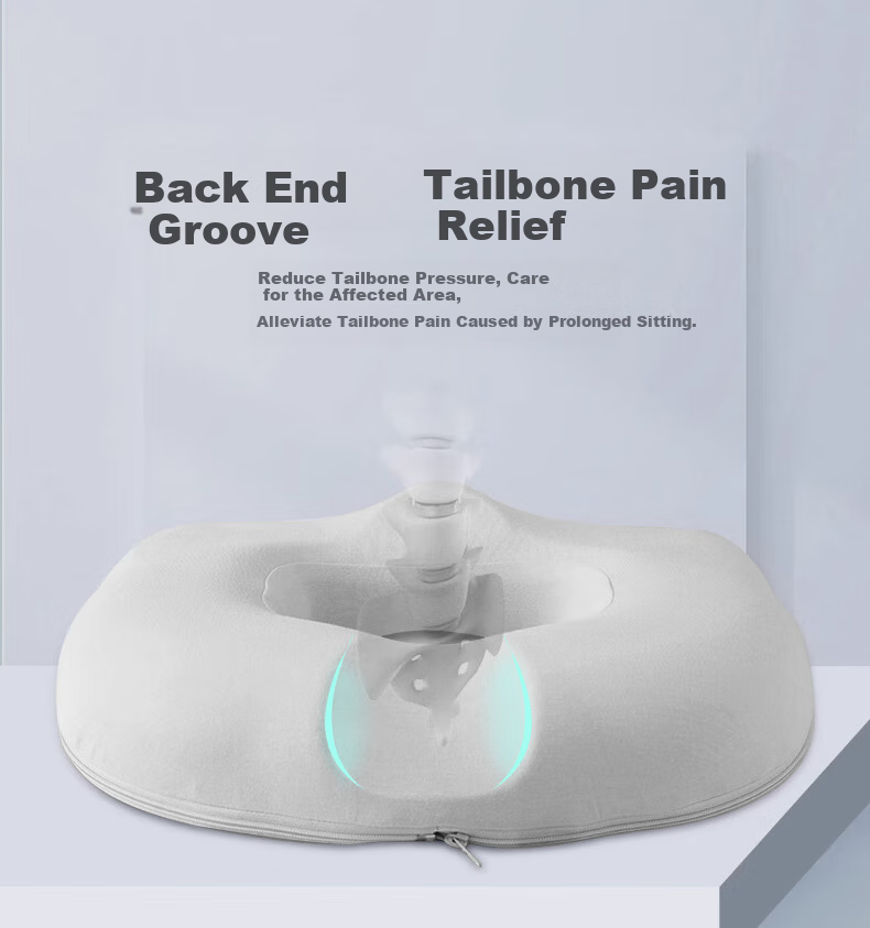 Mixiaoshu Hemorrhoid Cushion, Butt Pad for Office, Postpartum Long-Sitting Chair Pad, Natural Delivery Maternity Pressure Relief, Post-Surgery Anal Fistula Tailbone Pad 7