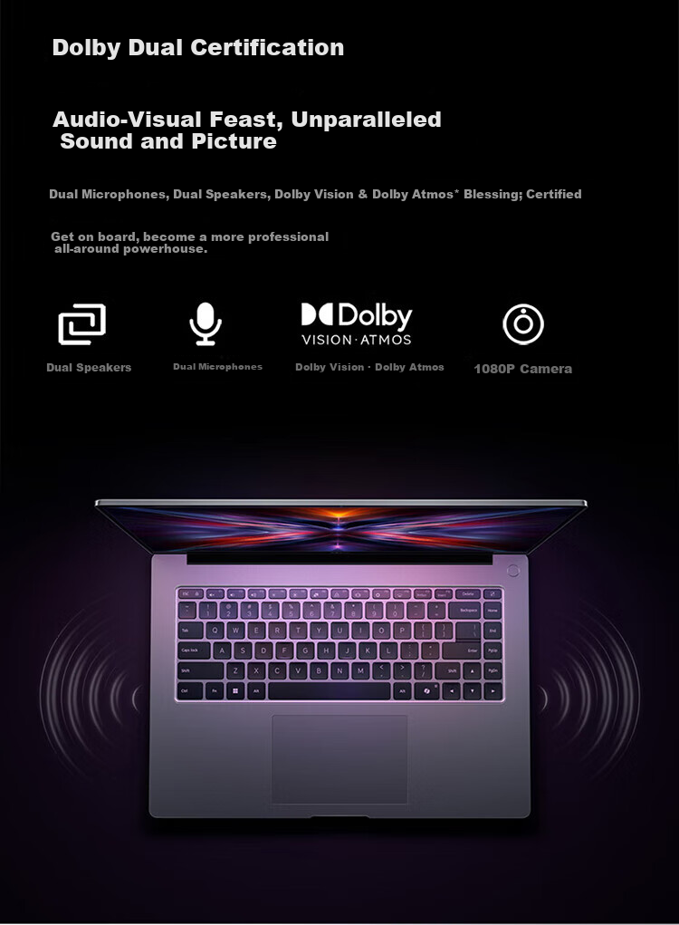 MI Notebook Redmi REDMI Book 14 2025 Thin And Light Laptop, Office Notebook, High-Performance Intel Core5-210H 15