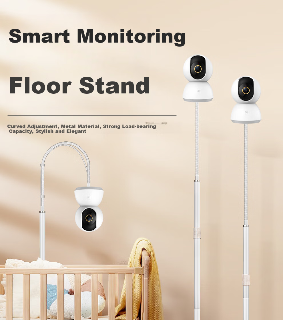 COMPCCTV Surveillance Camera Floor Stand, Indoor Movable, Suitable for Xiaomi, Yingshi, Haima, Dadabi, Huawei, TP-Link Cameras 2