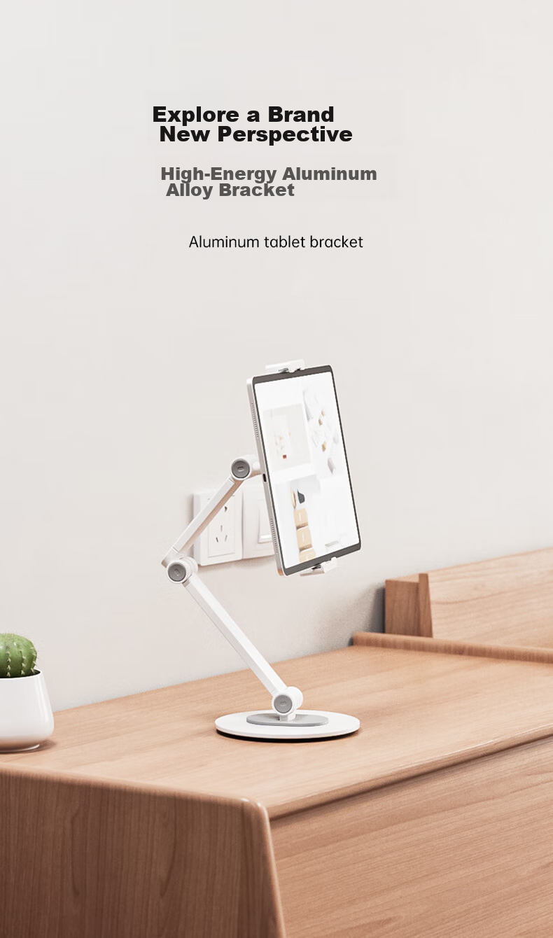 Brateck Beihu Inverted Tablet Stand iPad Computer Inverted Mount Tablet Arm Monitor Bracket Floating Support E350pd+P200 Black 1