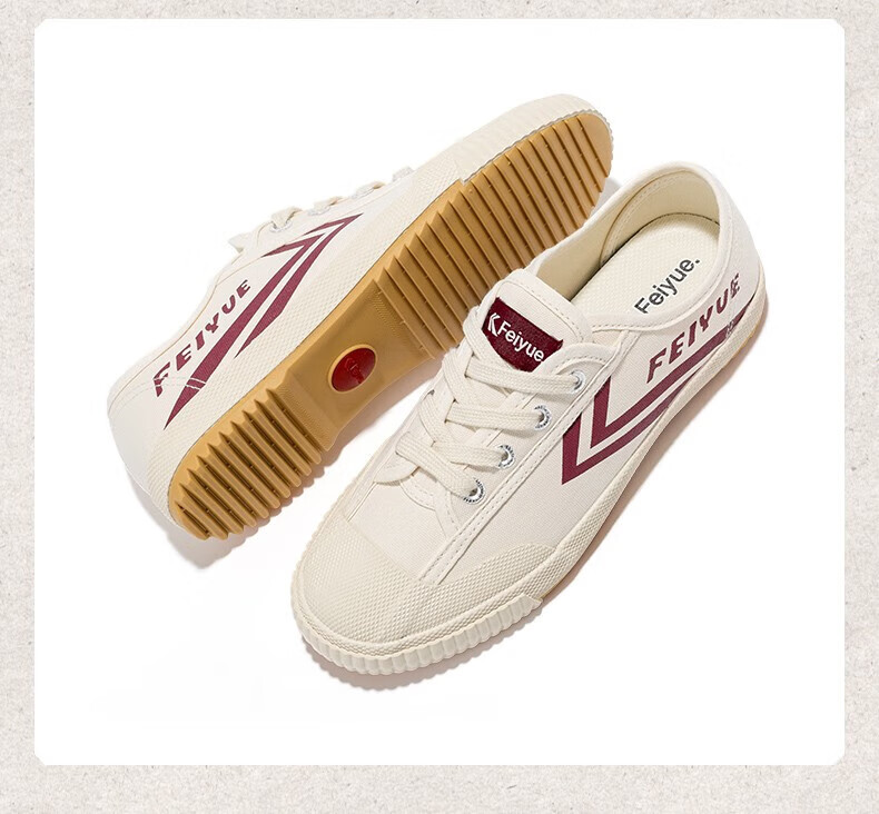 Feiyue Official Men's Canvas Shoes 2026 Summer New Casual Sneakers White Black Size 39 15