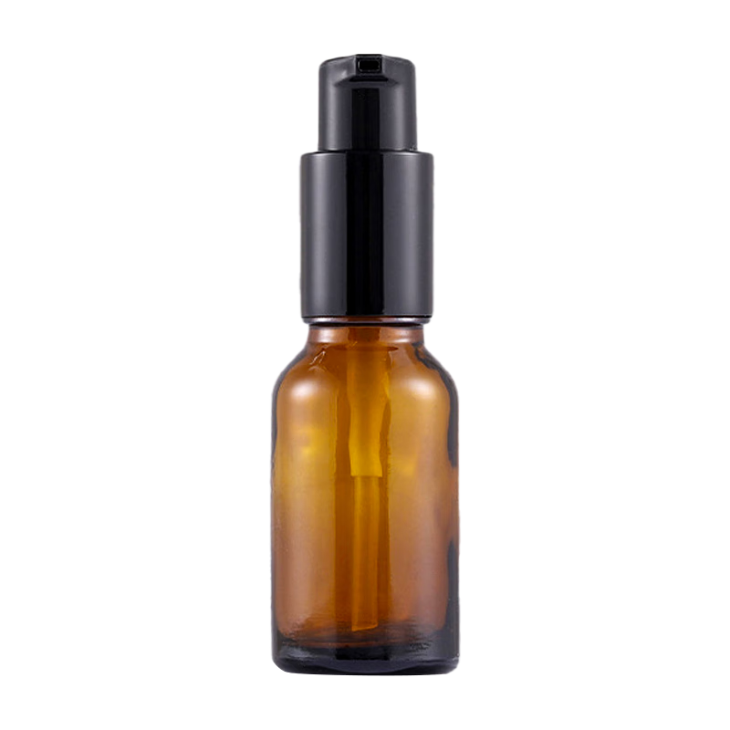 Jianyingshu Press Duckbill Lotion Essence Dispenser Bottle 30ml *1 Essential Oil Glass Empty Bottle with Scale