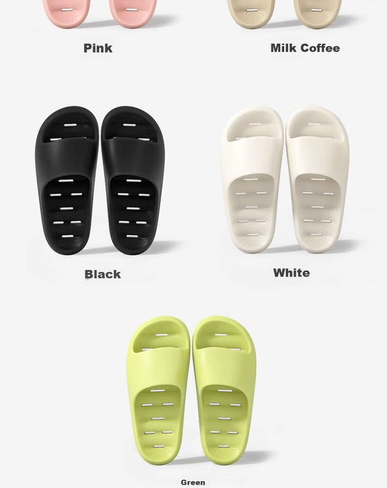 Sanli Bathroom Slippers for Men And Women, Non-Slip Shower Sandals for Summer Indoor Use, Black, Size 44-45 12