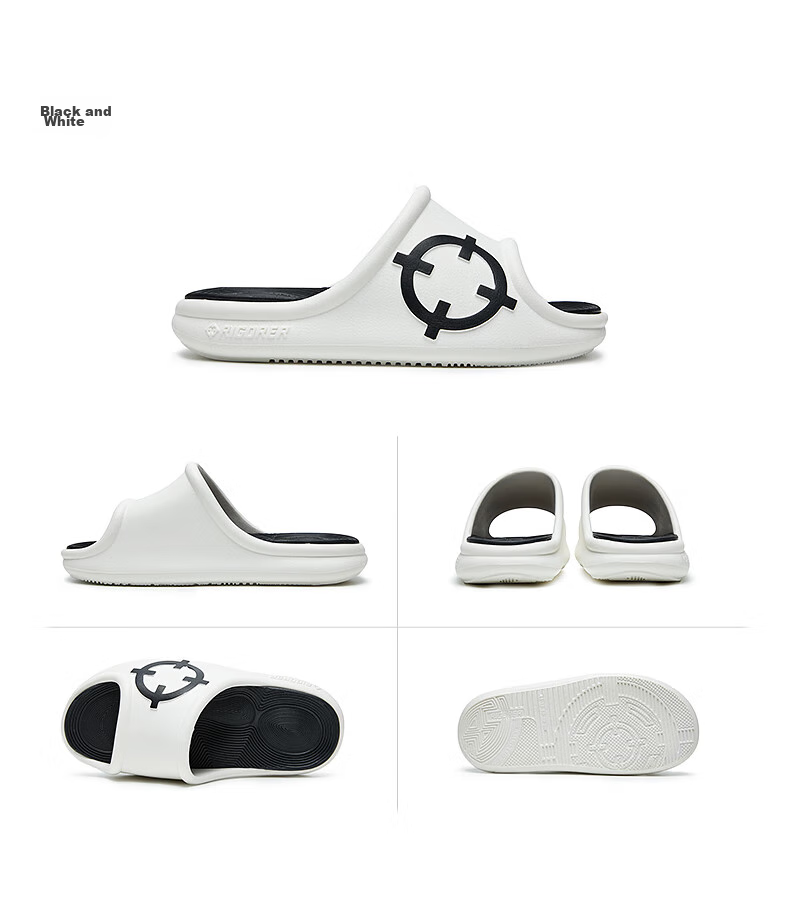 Zhunzhe Sky 1 Men's Sports Slippers Waterproof Non-Slip Soft Elastic Sandals Indoor Outdoor Thick Sole Water-Resistant Flip-Flops 8