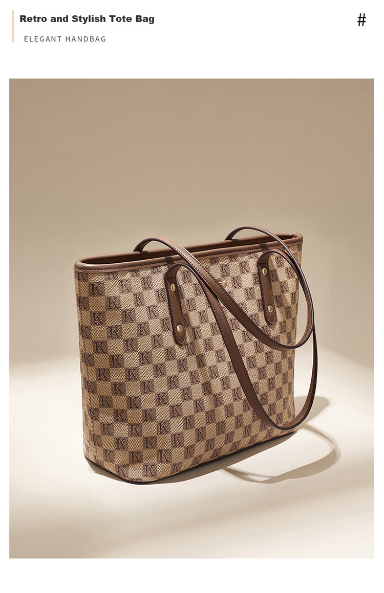 Aokang Women's Handbag, Trendy Large Capacity Underarm Shoulder Bag, Light Luxury Tote Bag, Birthday Gift, High-End Present for Girlfriend Or Wife 1