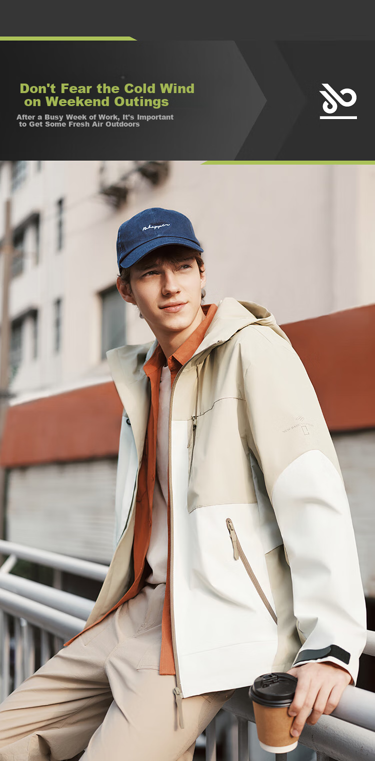 Semir Urban Protective Clothing | Geography Series Jia Rong Series Jacket for Men, Spring Loose Fit, Couples Style 101125108202 7