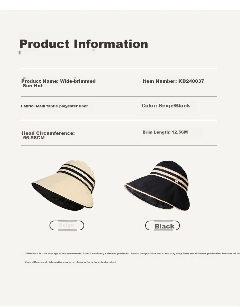 CACUSS Large Brim Open Top Outdoor UV Protection Sun Hat Summer Sports Hat for Men and Women Black 6