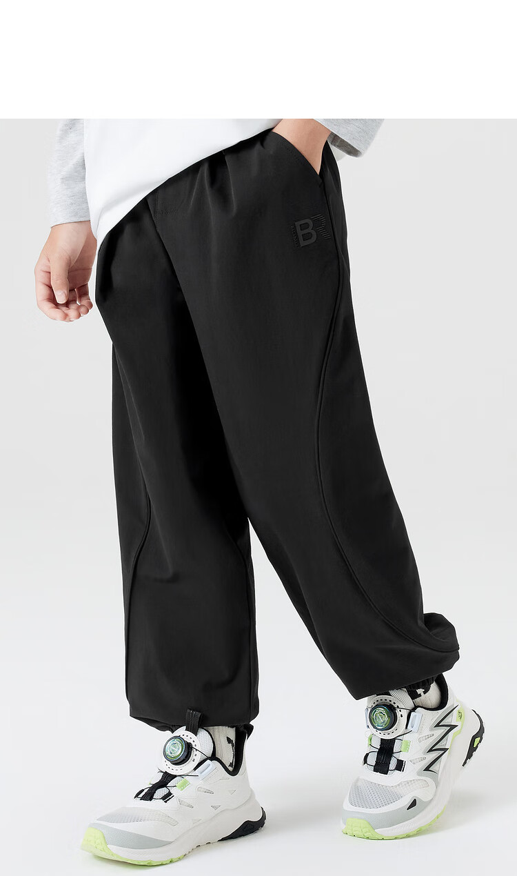 BALABALA Children's Clothing, Boys' Loose-Fitting Joggers, Autumn Pants, 24108105 8