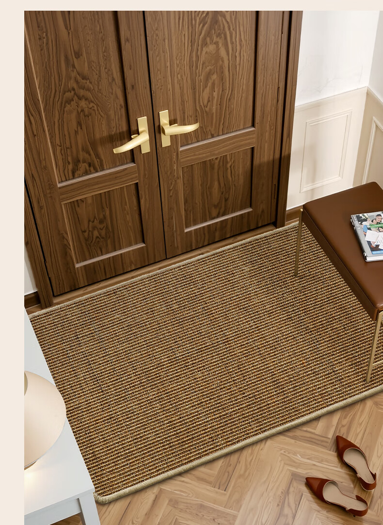 Dajiang Natural Sisal Entrance Mat, Doorway Rug, Foyer Carpet, Handwoven Entrance Mat, 60x90cm 16