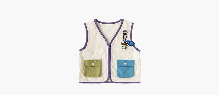 Dudujia Baby Vest Spring Style Trendy Boys' Waistcoat, Spring Fashion Children's Sleeveless Jacket, Stylish Girls' Clothing, Beige, Size 120 8