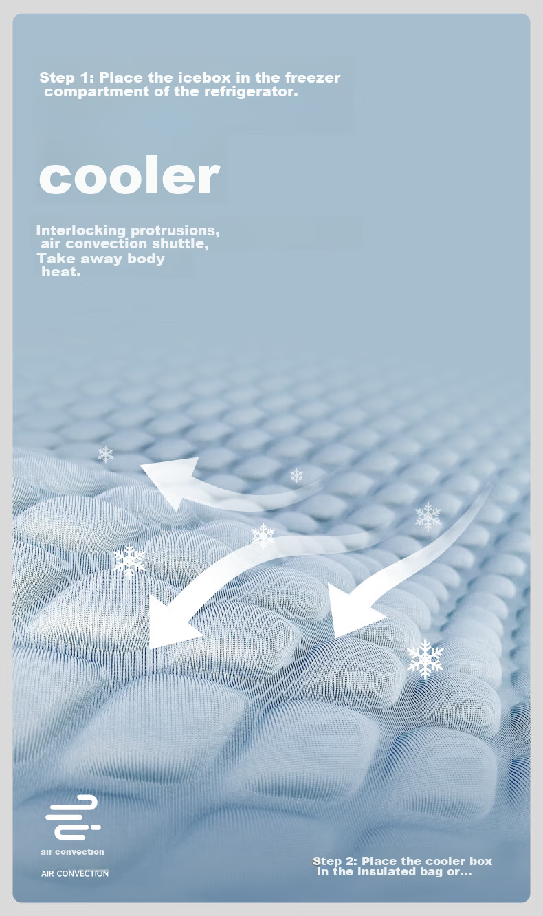 BIMLL Summer Seat Cushion, Honeycomb Gel Ice Pad, Chair Mat, Office Long-Sitting Car Breathable Silicone Cooling Pad, Butt Pad 2