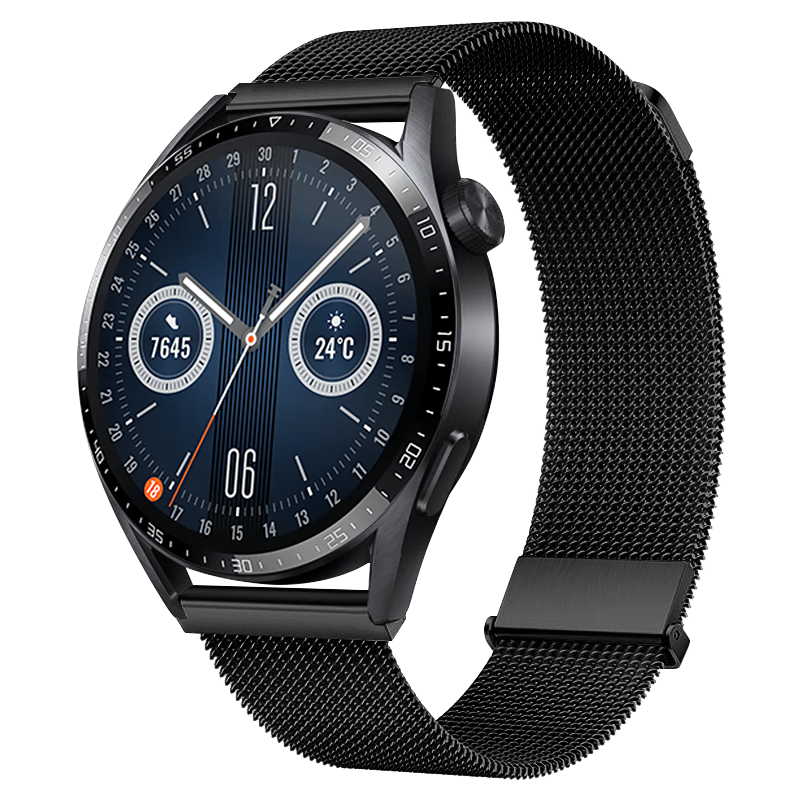 Weiqiantu [Magnetic Milan] Compatible with Huawei Watch Bands GT7/GT6/GT5/pro/Watch6/5/4/pro/GT4/3/Buds2, Magnetic Non-Fabulous Master Band for Men And Wome