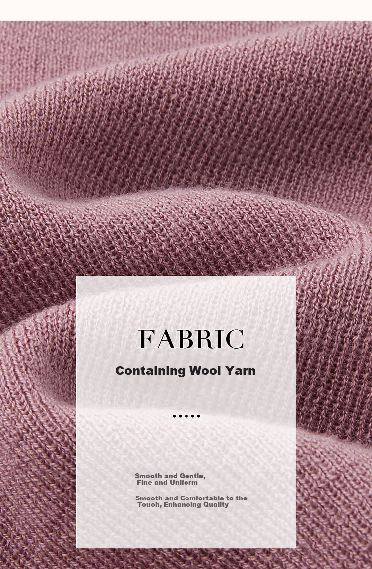 Dme [Raspberry Macaron] Spring And Autumn Girly Faux Two-Piece with Wool Sweater, Lightweight Knit Top for Young Wome 6