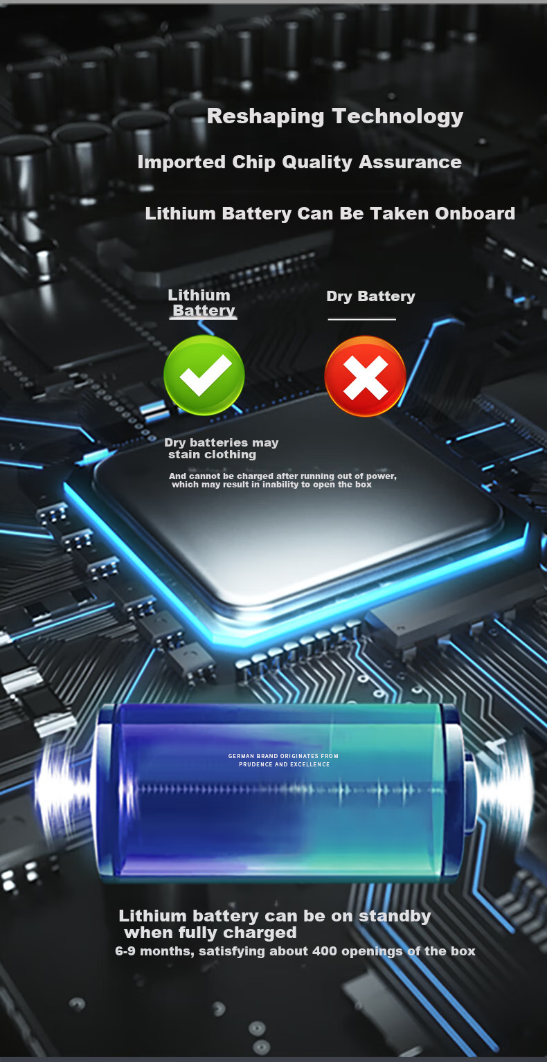 LUCKY CLUB Fingerprint Lock Suitcase Carry-On Luggage 20-Inch Fingerprint Model with Wide Handle in Frost Green PLUS Wide Versio 11