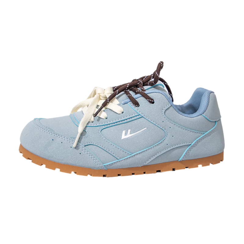 Huili Women's Shoes, Dexun Shoes, Soft-Soled Round-Toe Sneakers, Versatile Casual Sports Shoes, 4398Z, Blue, Size 35