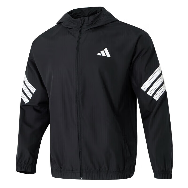 Adidas Men's Training Series GYM+3SWNDBREAK Jacket JM6753 Size 2XL 8