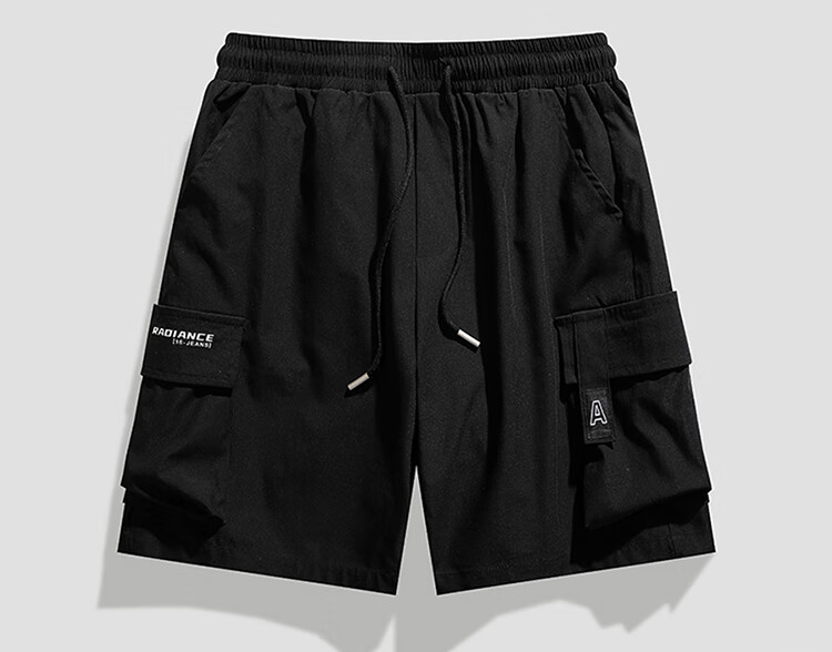 GENIOLAMODE Men's Shorts, Summer Trendy Five-Point Pants, Loose Casual Versatile Cargo Style Cool Shorts 2