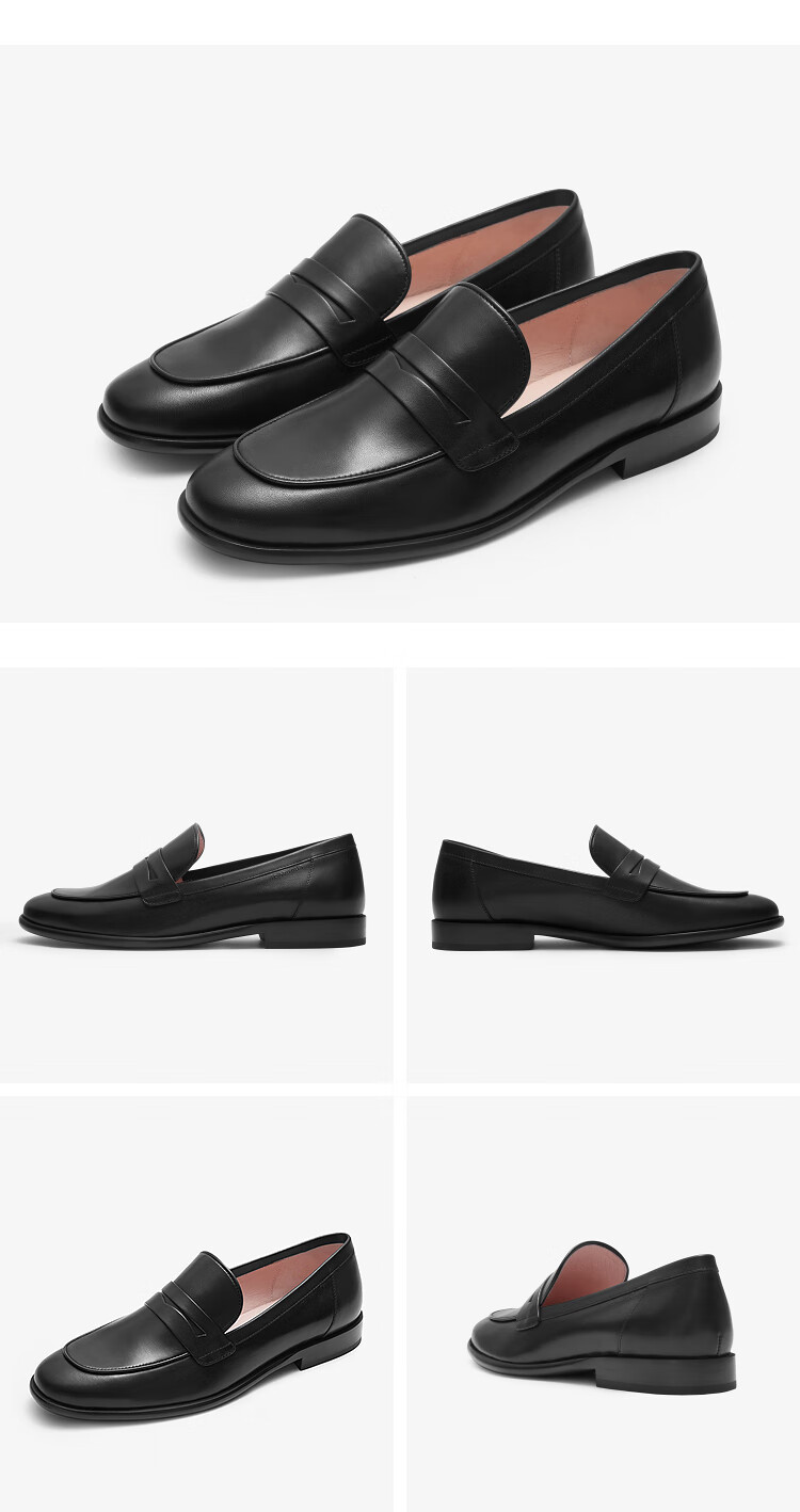 Le Saunda Lai Fu Family 2026 Spring And Summer Vintage Chanel-Style Slip-On Loafers for Women 19002, Black BKL, Size 34 6