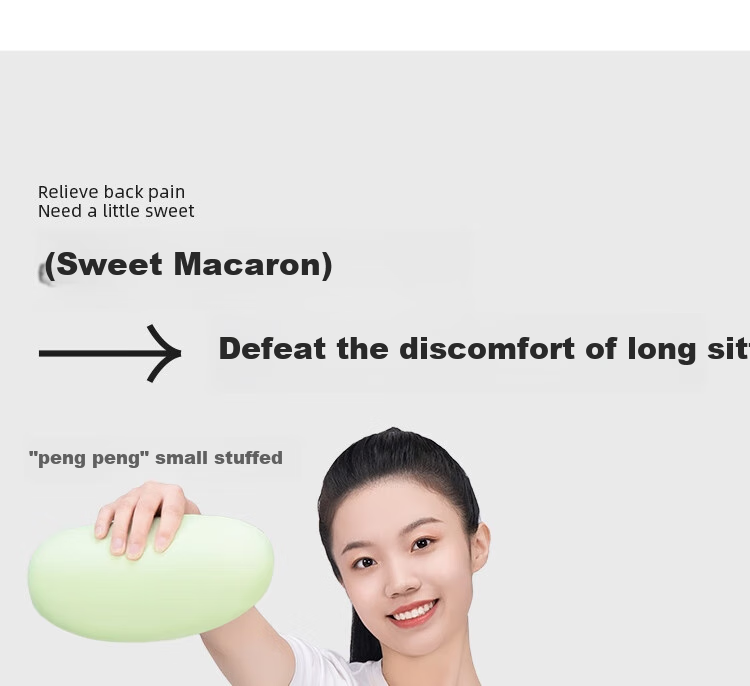 JAGO Lumbar Support Cushion, Seat Pad, Butt Cushion, Office And Car Lumbar Pillow, Back Support Cushion, Memory Foam Chair Backrest Pad 3
