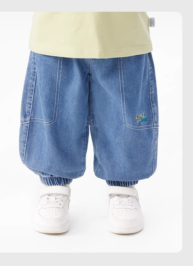 Ciciibear 2025 Spring New Baby Boys Soft Denim Casual Pants Children's Long Pants 23